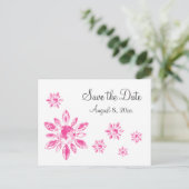 Crystal's Save the Date Briefkaart (Staand voorkant)