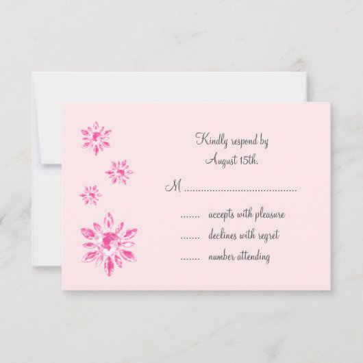Crystal's Wedding RSVP (rose) (Devant)