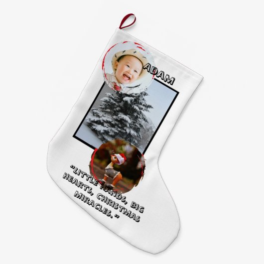 CS04 Christmas Stocking Grote Kerstsok (Voorkant (Hangend))