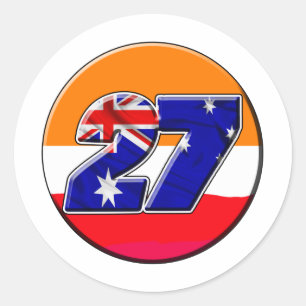 CS27repcirkel Ronde Sticker