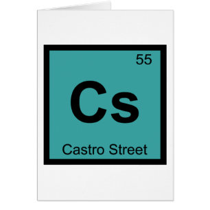 Cs - Castro Street San Francisco Symbole Chimique
