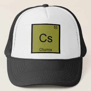 Cs - Churros Grappig Chemie Elementsymbool T-shirt Trucker Pet