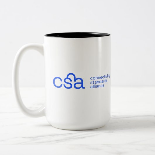 CSA-Mok Tweekleurige Koffiemok (Links)