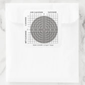 CSBTR BM-aanpassingen Vierkante Sticker (Tas)