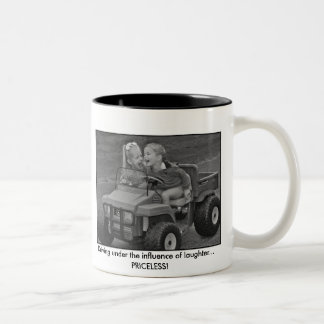 CSC_0075 exemplaar, die onder de invloed... Tweekleurige Koffiemok