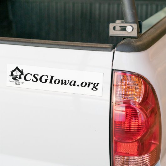 CSG Classic Bumpersticker (Op Truck)