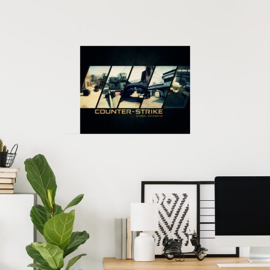 CSGO MAPS HQ POSTER (Thuiskantoor)