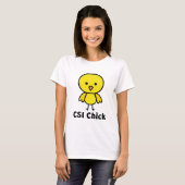 CSI Chick T-shirt (Voorkant volledig)