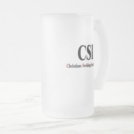 CSI-christenen Matglas Bierpul (Voorkant rechts)