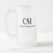 CSI-christenen Matglas Bierpul (Links)