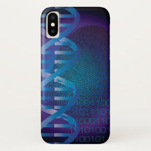 CSI DNA-vingerafdrukwetenschap iPhone X Hoesje