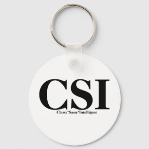 CSI T-shirts en cadeautjes. Sleutelhanger
