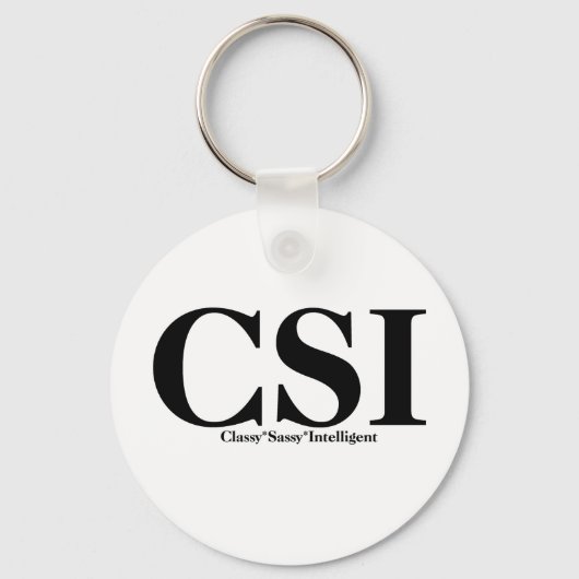 CSI T-shirts en cadeautjes. Sleutelhanger (Voorkant)