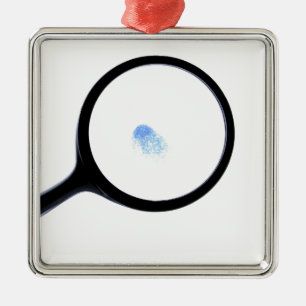 CSI-vingerafdruk Metalen Ornament
