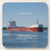 CSL St. Laurent set van 6 harde onderzetters (Voorkant)