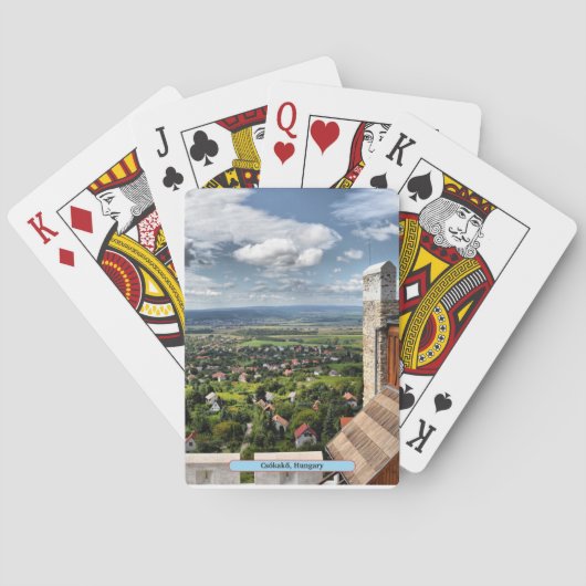 Csókakő, Hongarije Pokerkaarten (Achterkant)