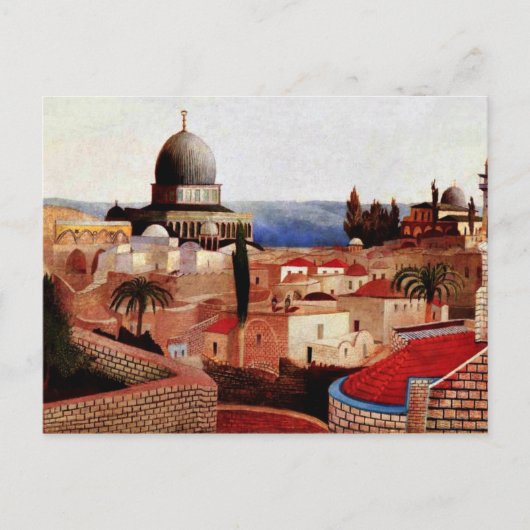 Csontvariatie - Uitzicht van het dode Zee van het Briefkaart (Voorkant)