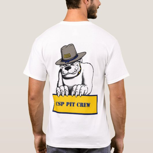 CSP Pit crew t shirt (Achterkant)