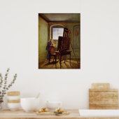 Cspar David Friedrich in Studio Poster (Keuken)