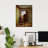 Cspar David Friedrich in Studio Poster (Thuiskantoor)
