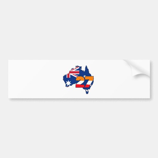 CSREP27austrailianew Bumpersticker (Voorkant)