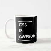 CSS is Geweldige Gezegde voor codering en programm Koffiemok (Links)