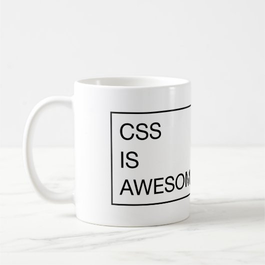 CSS *is* geweldige. Koffiemok (Links)
