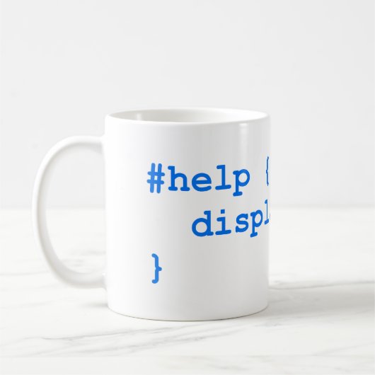 CSS no help Koffiemok (Links)