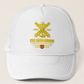 CSS Shenandoah (Marine Embleem) goud Trucker Pet (Voorkant)