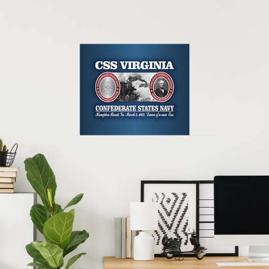 CSS Virginia (CSN) Poster (Thuiskantoor)