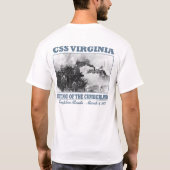 CSS Virginia - Hampton Roads T-shirt (Achterkant)