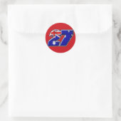 CSThundercats27 Ronde Sticker (Tas)
