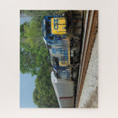 CSX arrière - plan de train diesel Jigsaw Puzzle (Vertical)