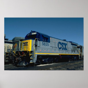 CSX GE B36-7 POSTER