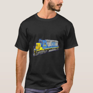 CSX-motor voor goederentreinen T-shirt