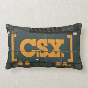 CSX RAILROAD LOGO PILLOW KUSSEN