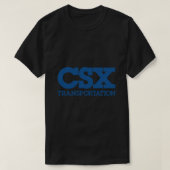 Csx Transportation (Version Bleue) T-Shirt Classiq (Design devant)