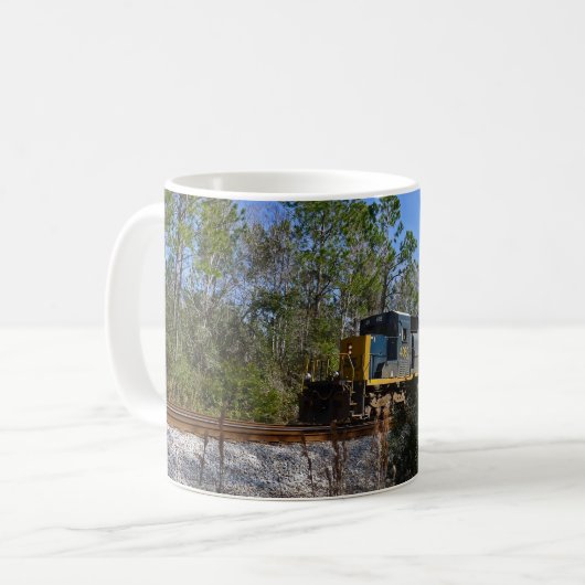 CSX-trein in Gautier MS Koffiemok (Voorkant links)