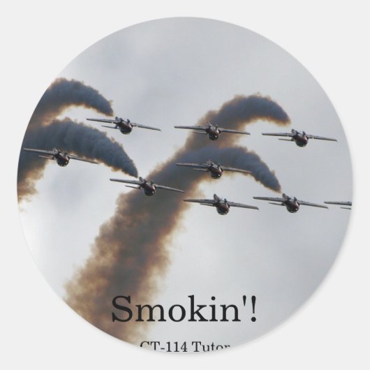 CT-114 Tutor Vliegtuig Stickers (Voorkant)