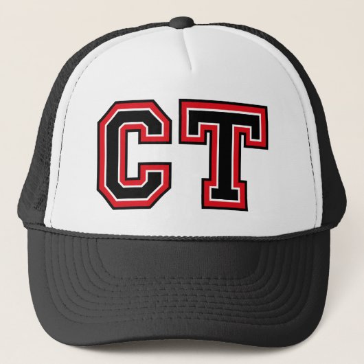 "CT" Monogram Trucker Pet (Voorkant)