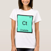 Ct - T-Shirt de chimie élémentaire drôle de Charlo (Devant)