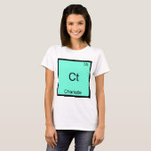 Ct - T-Shirt de chimie élémentaire drôle de Charlo (Devant entier)