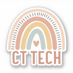 CT Technoloog, computertomografietechnoloog Sticker