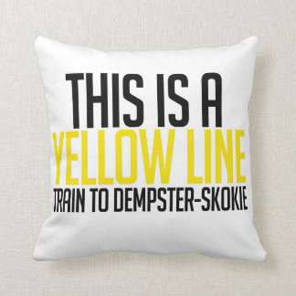 CTA Yellow Line Pillow Kussen