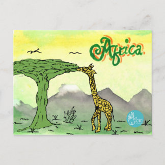 CTC International - Giraffe Briefkaart