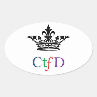 CTFD ovale sticker