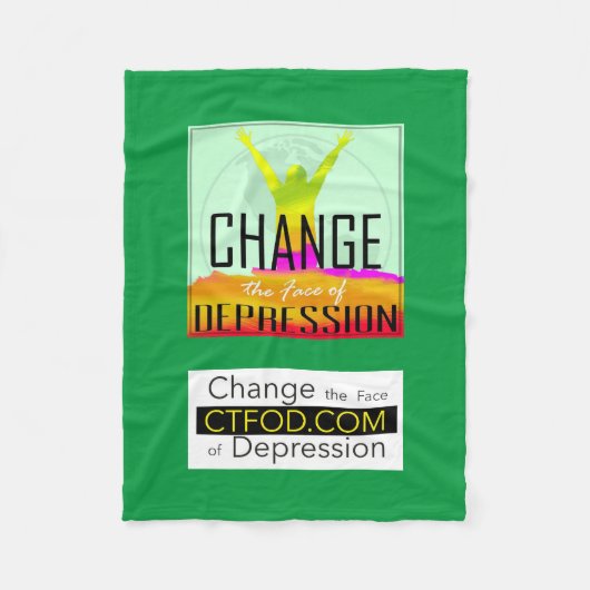 CTFOD Logo en banner Fleece Deken (Voorkant)