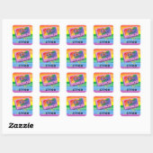 CTFOD- Rainbow in my veins- sticker (Feuille)
