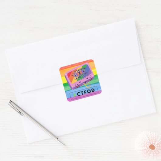 CTFOD- Rainbow in my veins- sticker (Enveloppe)