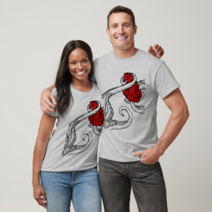 Cthulh Stole My Heart Long Hoeve T Shirt
